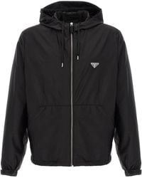 Prada - Jacke Aus Re-Nylon - Lyst
