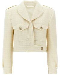 Givenchy - Military Giacche Bianco - Lyst