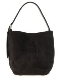 TOTEME - Borsa A Mano 'Small Belted -Suede Tote' - Lyst