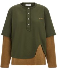 The Attico - Trompe L'oeil Sweatshirt - Lyst