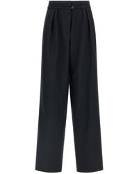 Dries Van Noten - Wool Trousers With D-Ring Belt - Lyst