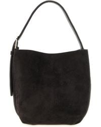 TOTEME - 'small Belted -suede Tote' Handbag - Lyst