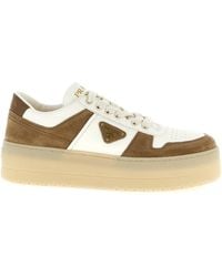 Prada - Sneaker With Platform Sole - Lyst