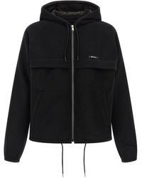 Prada - Pile Tec Hooded Jacket - Lyst