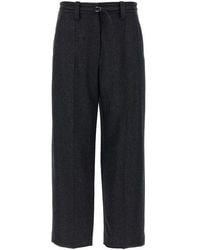 Brunello Cucinelli - Pantalone 'Straight Crop' - Lyst