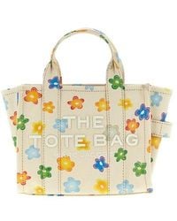 Marc Jacobs - 'the Wild Daisy Canvas Small Tote' Handbag - Lyst