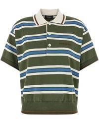 DSquared² - 'striped Knit' Polo Shirt - Lyst