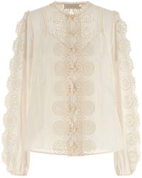Zimmermann - 'lucky' Embroidered Blouse - Lyst
