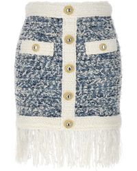 Balmain - Paris Mini Skirt - Lyst