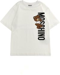 Moschino - T-Shirt Mit Logodruck - Lyst