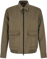 Brioni - Linen Cotton Blouson - Lyst