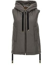 Max Mara - Greengo Gilet Grigio-Donna - Lyst