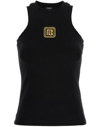 Balmain - Paris Tank Top - Lyst