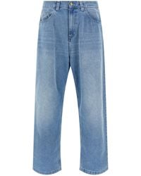 Carhartt - Jeans With Logo Patch - Lyst
