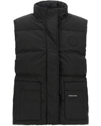 Canada Goose - Vest With Tonal Logo Patch - Lyst