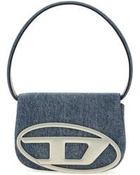 DIESEL - 1Dr Denim Shoulder Bag - Lyst