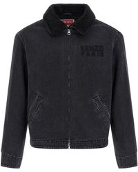 KENZO - ' Happy Tiger' Denim Jacket - Lyst