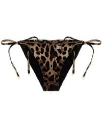 Dolce & Gabbana - Logo Bikini Beachwear - Lyst