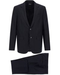 ZEGNA - Pinstriped Flannel Dress - Lyst