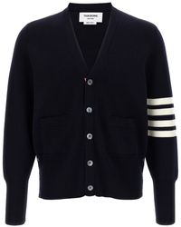 Thom Browne - 4-Bar' Wool Cardigan - Lyst