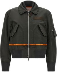 Sacai - Double Layer Blouson - Lyst