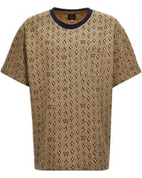 Needles - Jacquard Patterned T-shirt - Lyst