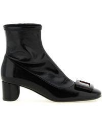 Roger Vivier - Ankle Boots With Tortoiseshell-Effect Buckle - Lyst