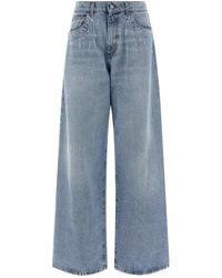 GIUSEPPE DI MORABITO - Wide-Leg Jeans With Crystal Embellishments - Lyst