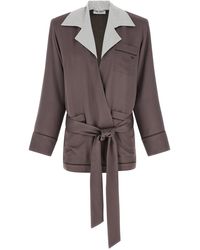 The Attico - Dressing Gown Blazer - Lyst