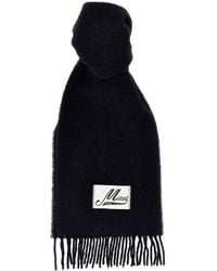 Marni - Schal Mit Logo-Aufnäher - Lyst