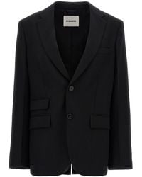 Jil Sander - Tailored Single-breasted Blazer - Lyst