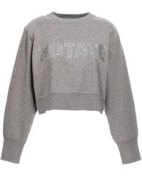ROTATE BIRGER CHRISTENSEN - 'Firm Knit Cropped' Sweater - Lyst