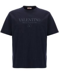 Valentino Garavani - T-Shirt Mit Logodruck - Lyst