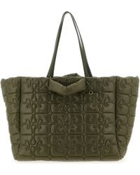 Ganni - 'quilted Re-tech Xxl Tote' Shopping Bag - Lyst