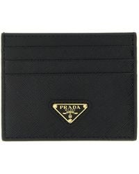 Prada - Logo Card Holder - Lyst