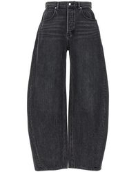 Alexander Wang - 'oversized Rounded' Jeans - Lyst