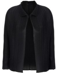 Issey Miyake - Cardigan "Wooly Pleats-56" - Lyst