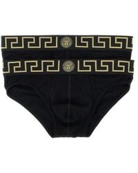 Versace - Set 2-Pack Slip 'Greca' - Lyst
