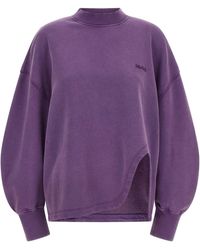 The Attico - Shaped Slit Sweatshirt - Lyst