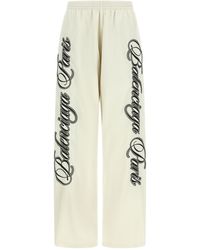 Balenciaga - Cursive Reversible Pants - Lyst