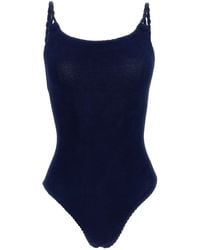 Hunza G - Whole 'camille' Swimsuit - Lyst