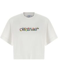 Off-White c/o Virgil Abloh - 'bookish Glowing Flower' T-shirt - Lyst