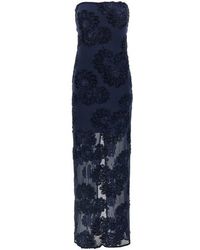 ROTATE BIRGER CHRISTENSEN - '3D Mesh Maxi' Dress - Lyst