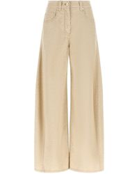 Brunello Cucinelli - 'the Wide Barrel' Pants - Lyst