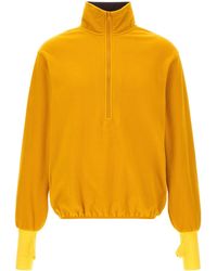 Entire studios - 'shell Fleece Pullover' Fleece Sweatshirt - Lyst