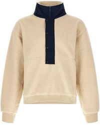 Entire studios - 'system Half Zip Fleece ' Fleece Sweatshirt - Lyst