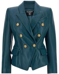 Balmain - 'testa Di Leone' Blazer - Lyst