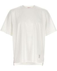 Thom Browne - T-Shirt 'Rwb Knit Trim' - Lyst
