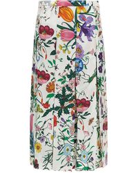 Gucci - ' Flora' Skirt - Lyst
