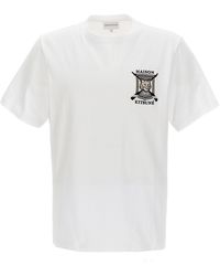 Maison Kitsuné - T-Shirt "College Fox" - Lyst